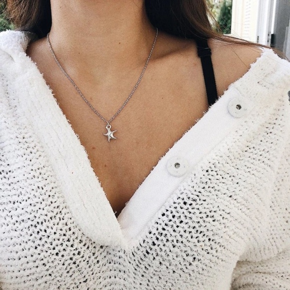 925 Sterling Silver Star Necklace